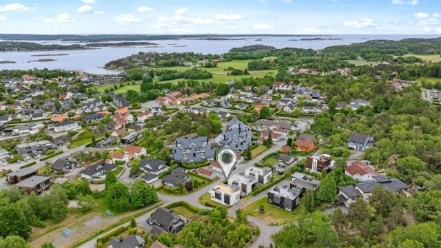 Her er det lagt til rette for en enkel hverdag med lite vedlikehold av hage og utearealer.