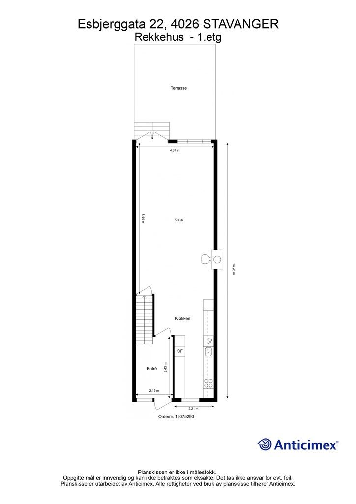 Plantegning første etasje