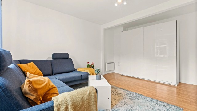 Soverommet har også mulighet for ekstra oppbevaring.