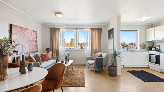 Krogsveen v/ Vegard Gjeisklid presenterer Kisavegen 96 A - En lys og luftig 2-roms eierleilighet beliggende på Nordkisa