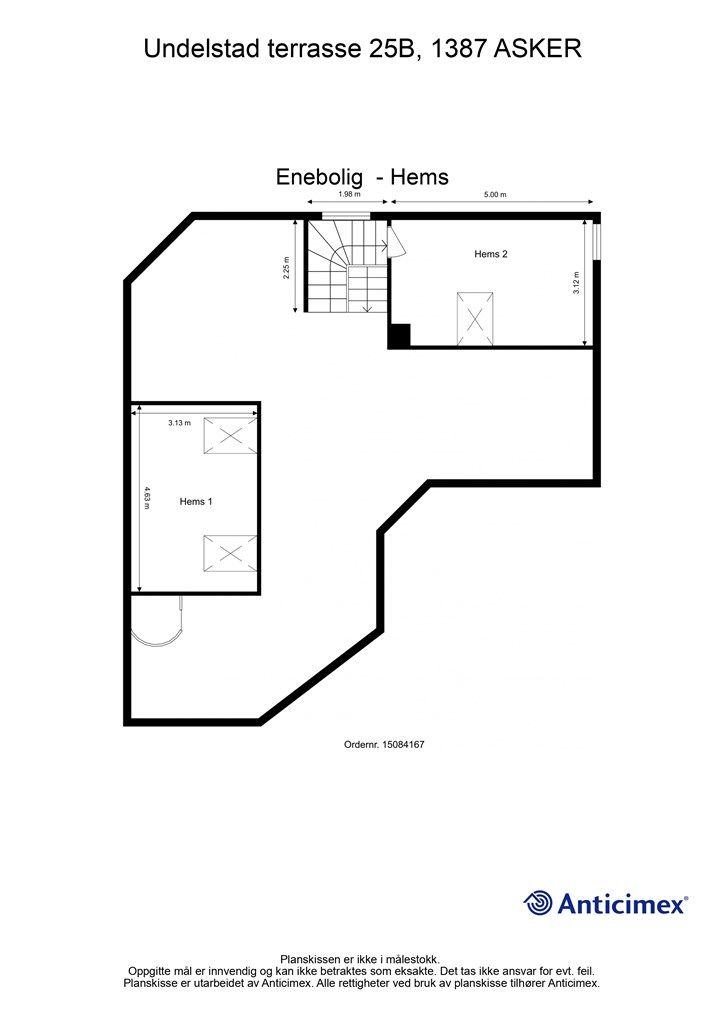 Plantegning- Hems