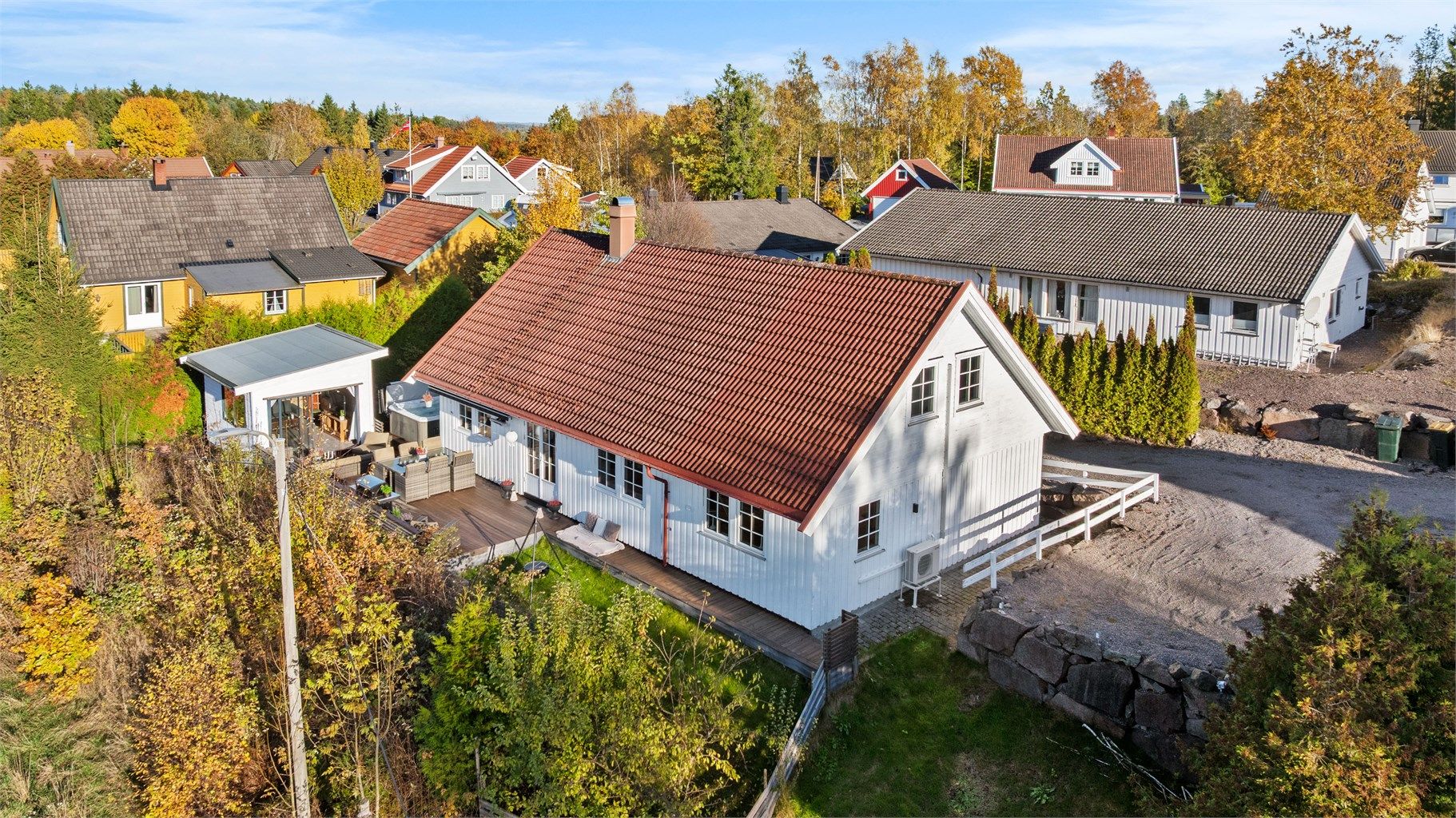 Frittliggende enebolig over to plan med usjenert tomt i et etablert og barnevennlig nabolag.
Foto: Fotograf Magik