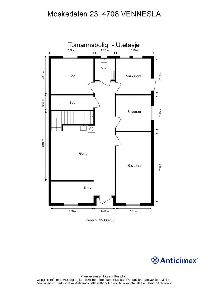 Videre går vi ned til underetasjen.