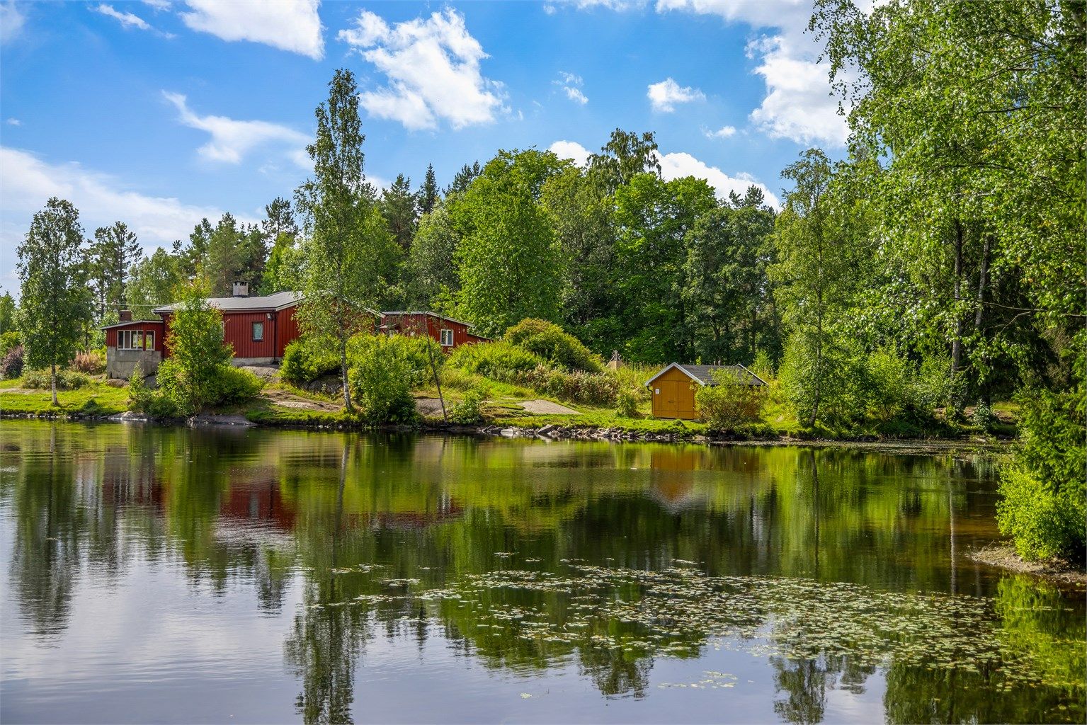 Isdammen øverst på Årvoll