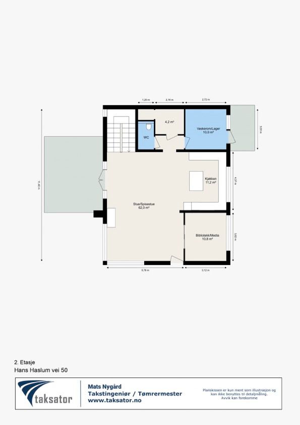 Plantegning - 1. etasje