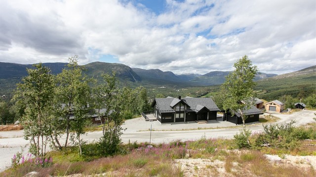 Eiendommen ligger i naturskjønne omgivelser i Lesja kommune.