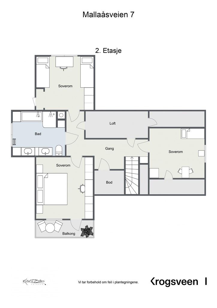 Planskisse 2. etasje