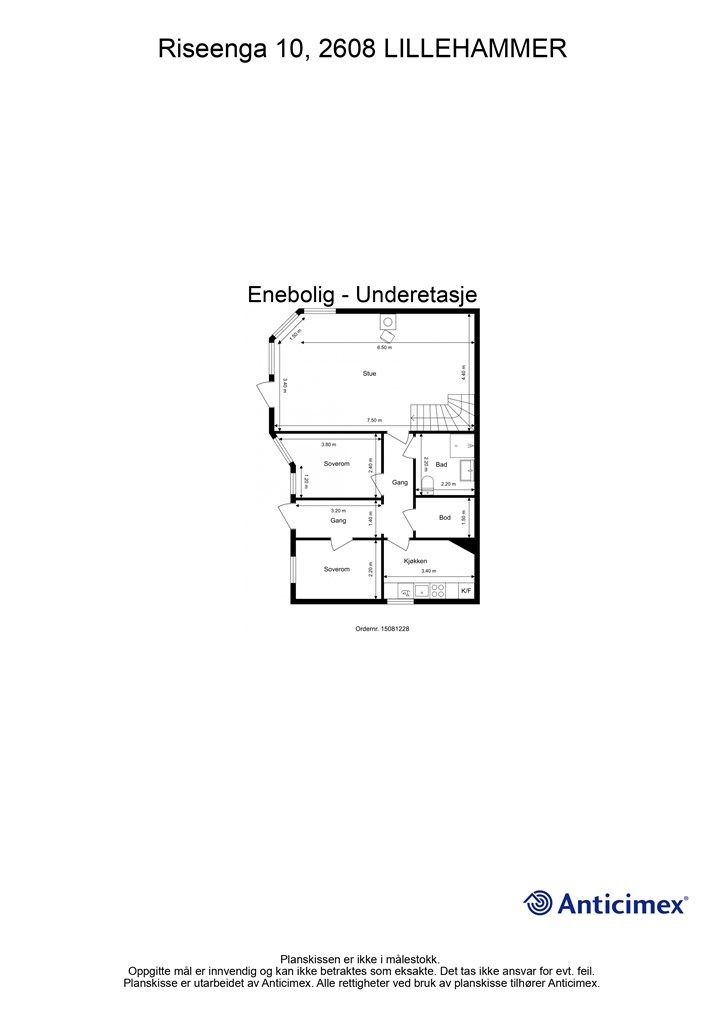 Plantegning - Underetasje