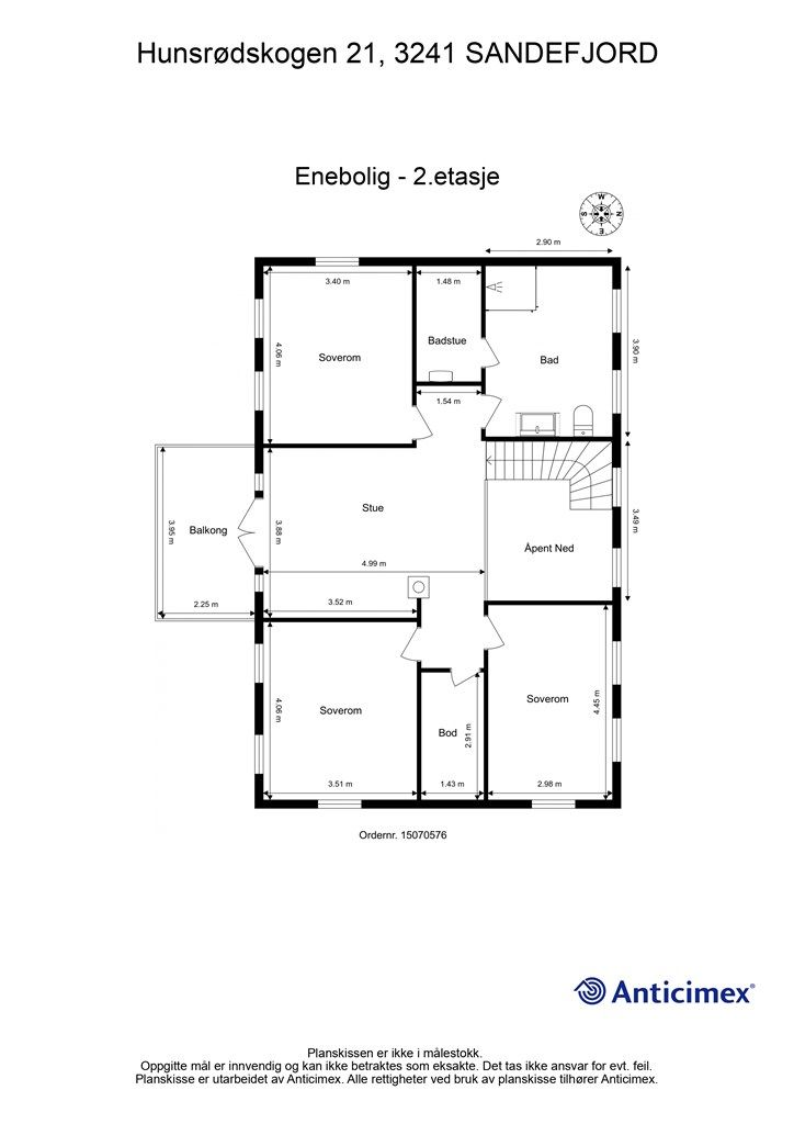 Plantegning 2. etasje