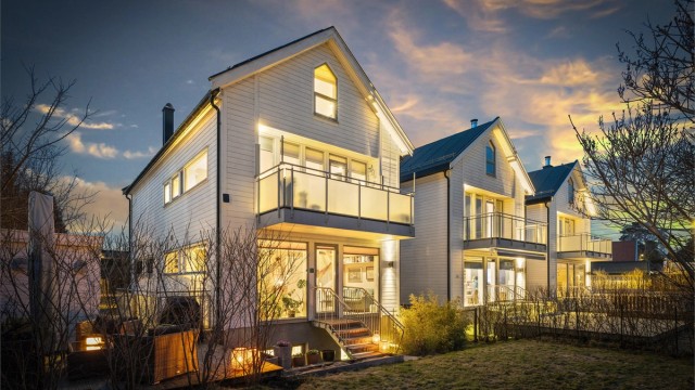 En innholdsrik og moderne familiebolig med en svært attraktiv beliggenhet på Nordstrand.