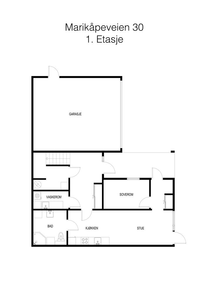 Marikapeveien 30 Floorplans_1etg