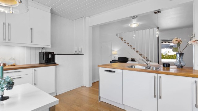 Mulighet for en mindre spiseplass ved vinduet