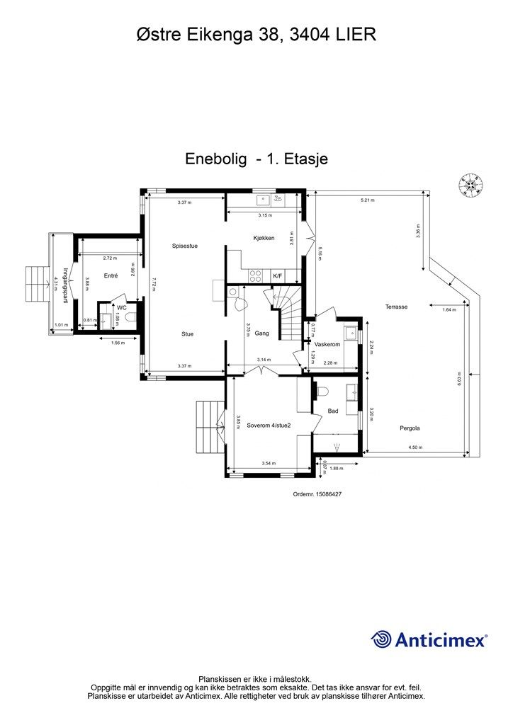 Plantegning - 1. etasje