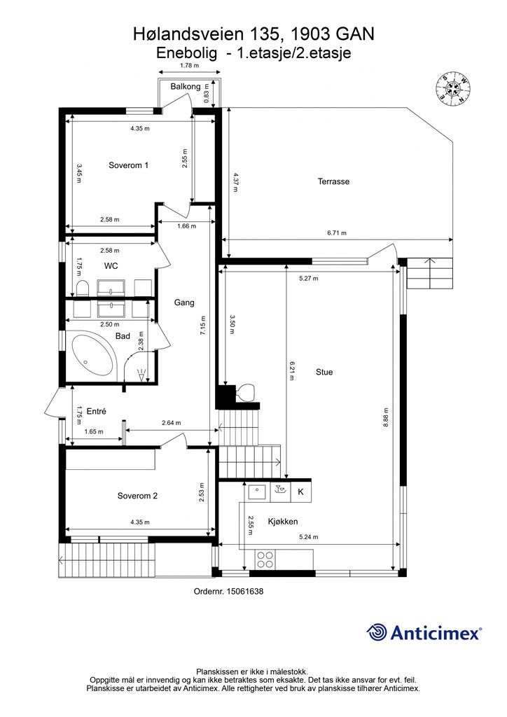Plantegning 1.etasje