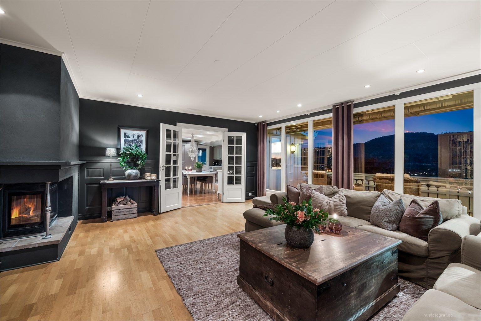 Stue med sofaområde