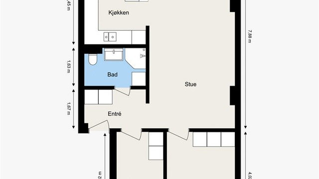 Ovenbakken 13b - høy 1. Etasje
