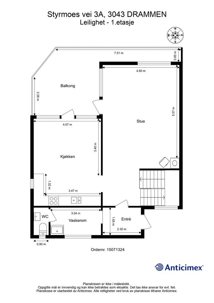 Plantegning - 1. etasje