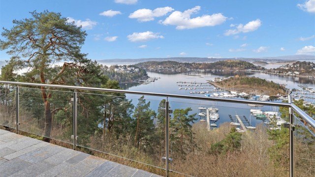 Utsikt fra terrassen