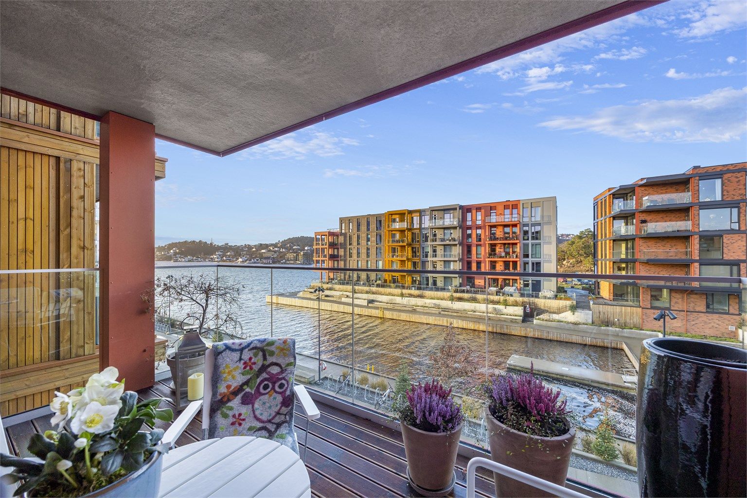 Terrasse mot Lille Pollen
