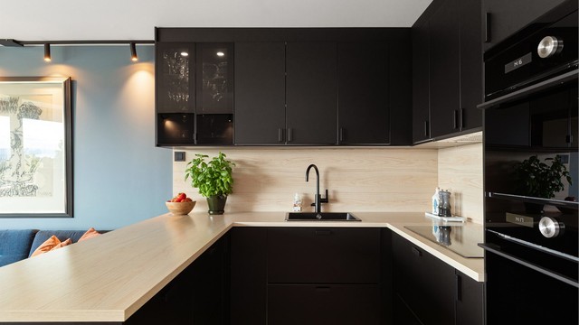 Nye rør til kjøkkenet ifm. oppgraderingen fra 2021