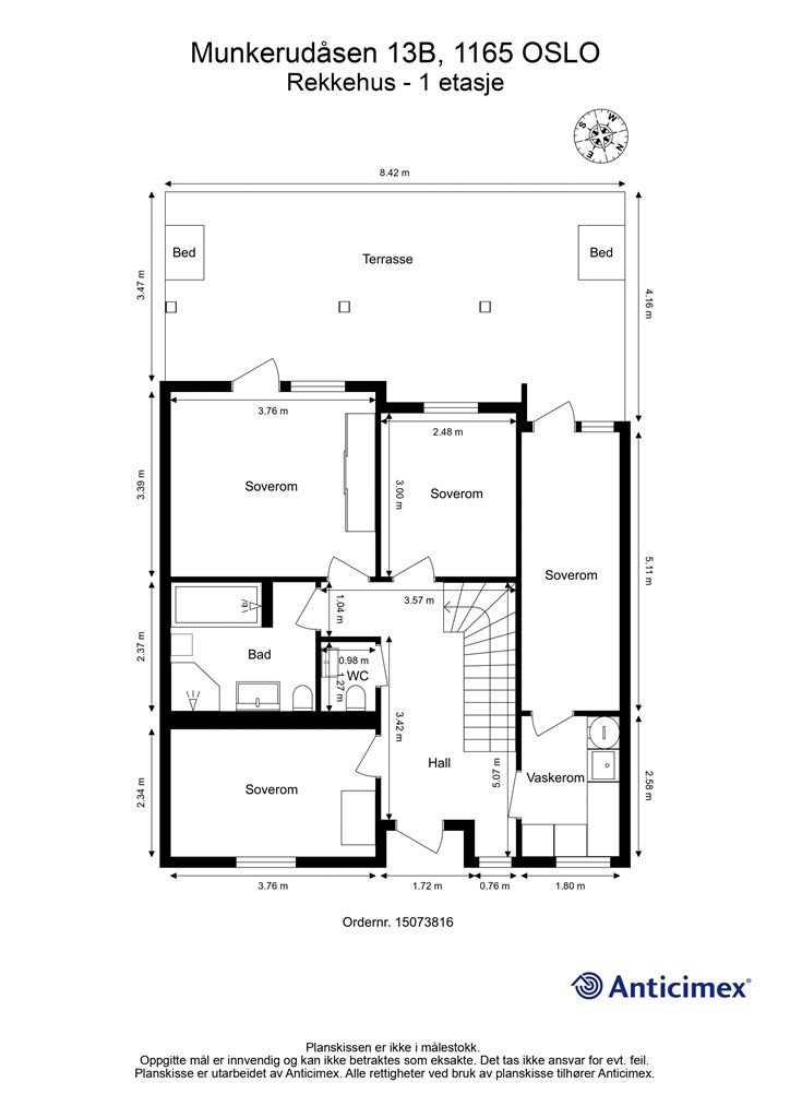 Plantegning 1. etasje
