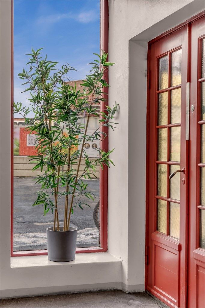 Hyggelig inngangsparti.