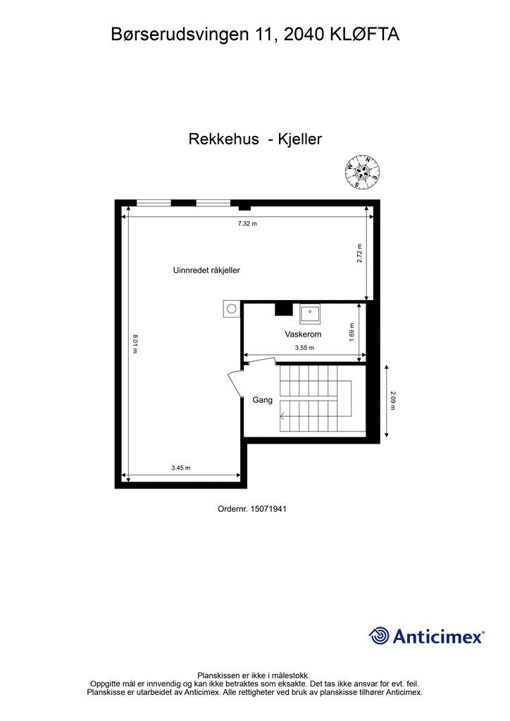 Plantegning underetasje