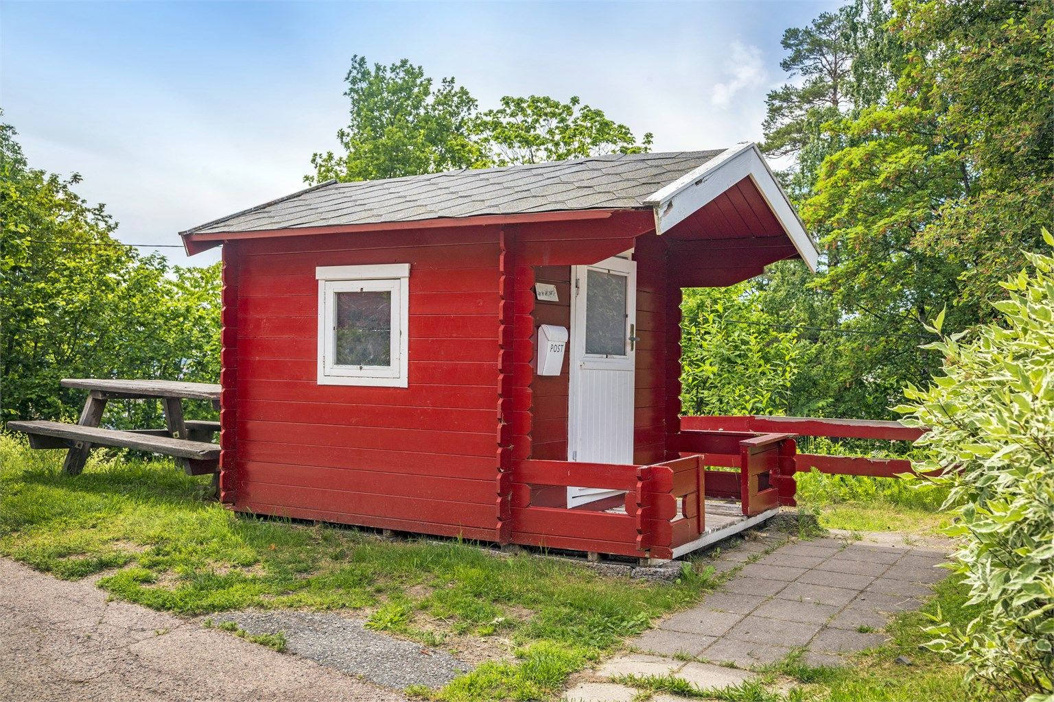 Borettslaget har barnevennlige fellesområder med blant annet lekestue og lekeplasser