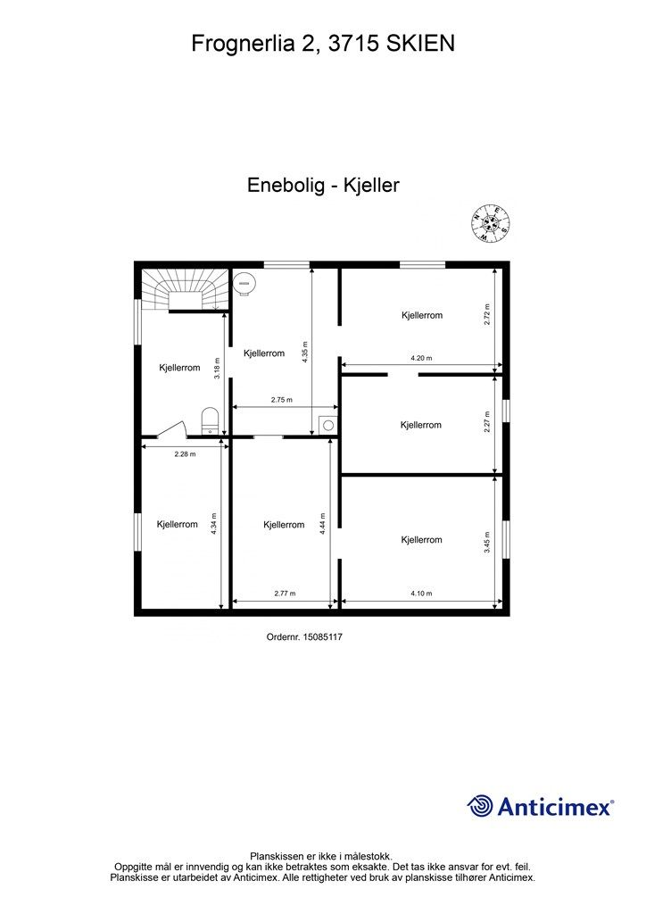 Plantegning - Kjeller