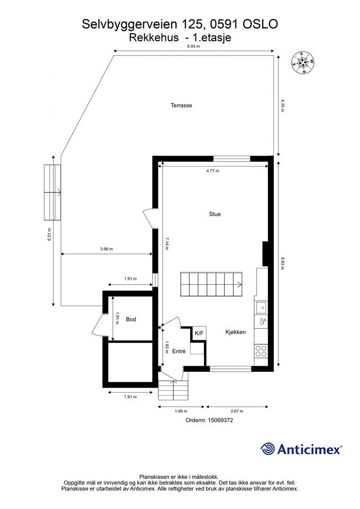 Plantegning - 1. etasje