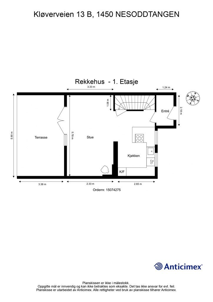 Plantegning 1. etasje