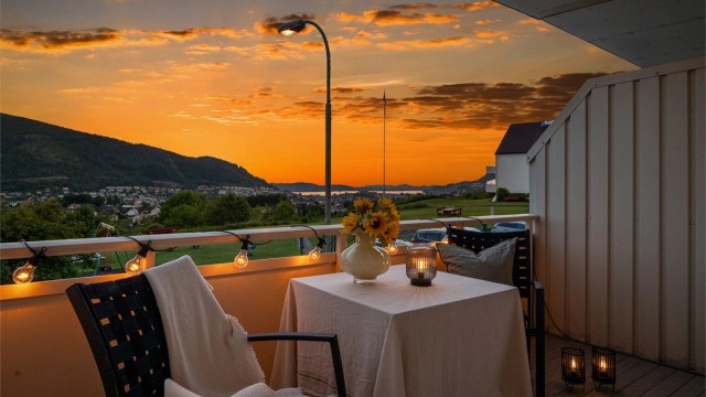 - Velkommen til denne rålekre utsikten i Strimmelen 36! -