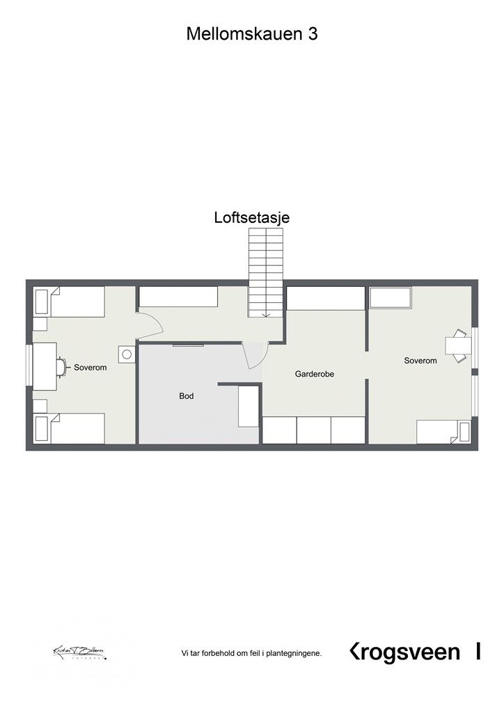 Plantegning loftsetasje