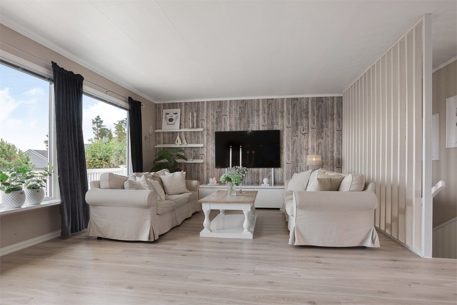 God plass til sofaplass for hele familien 