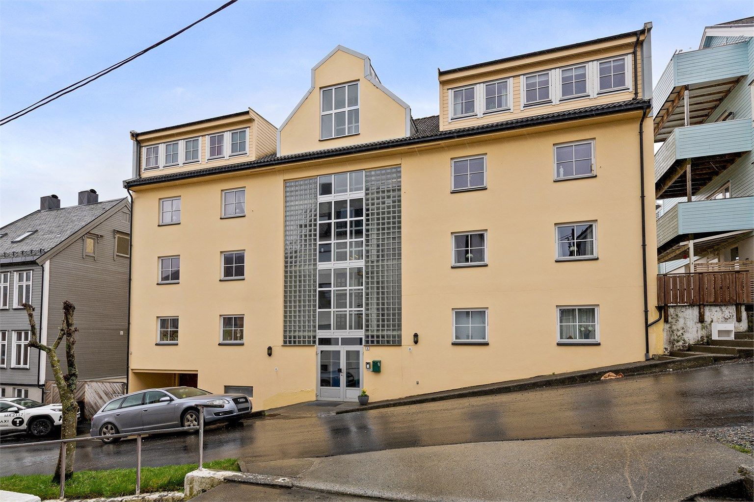 Fasade mot Storhauggata