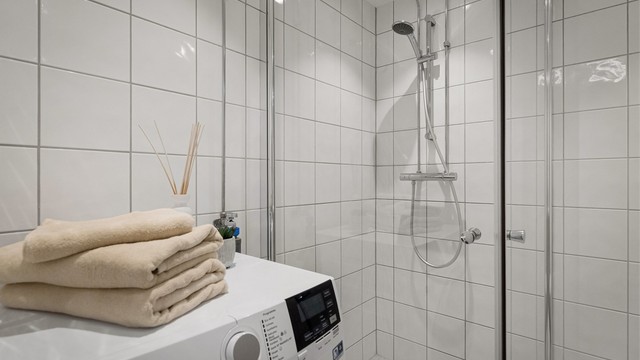 Opplegg for vaskemaskin. Mekanisk avtrekk