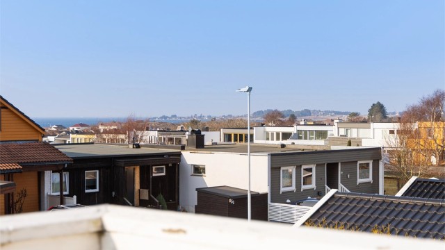 Fin utsikt og fine solnedganger.