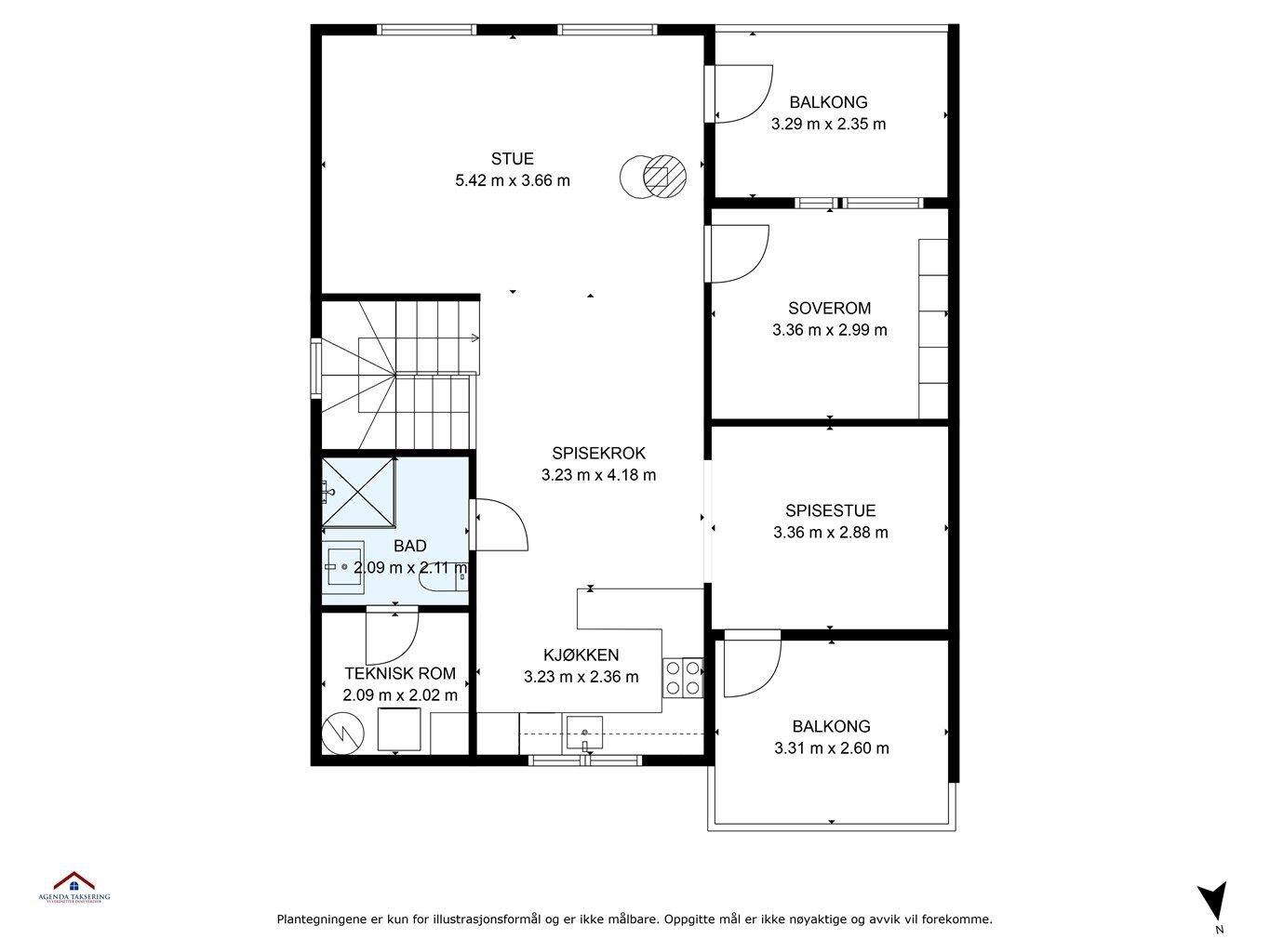 Plantegning 2.etasje 