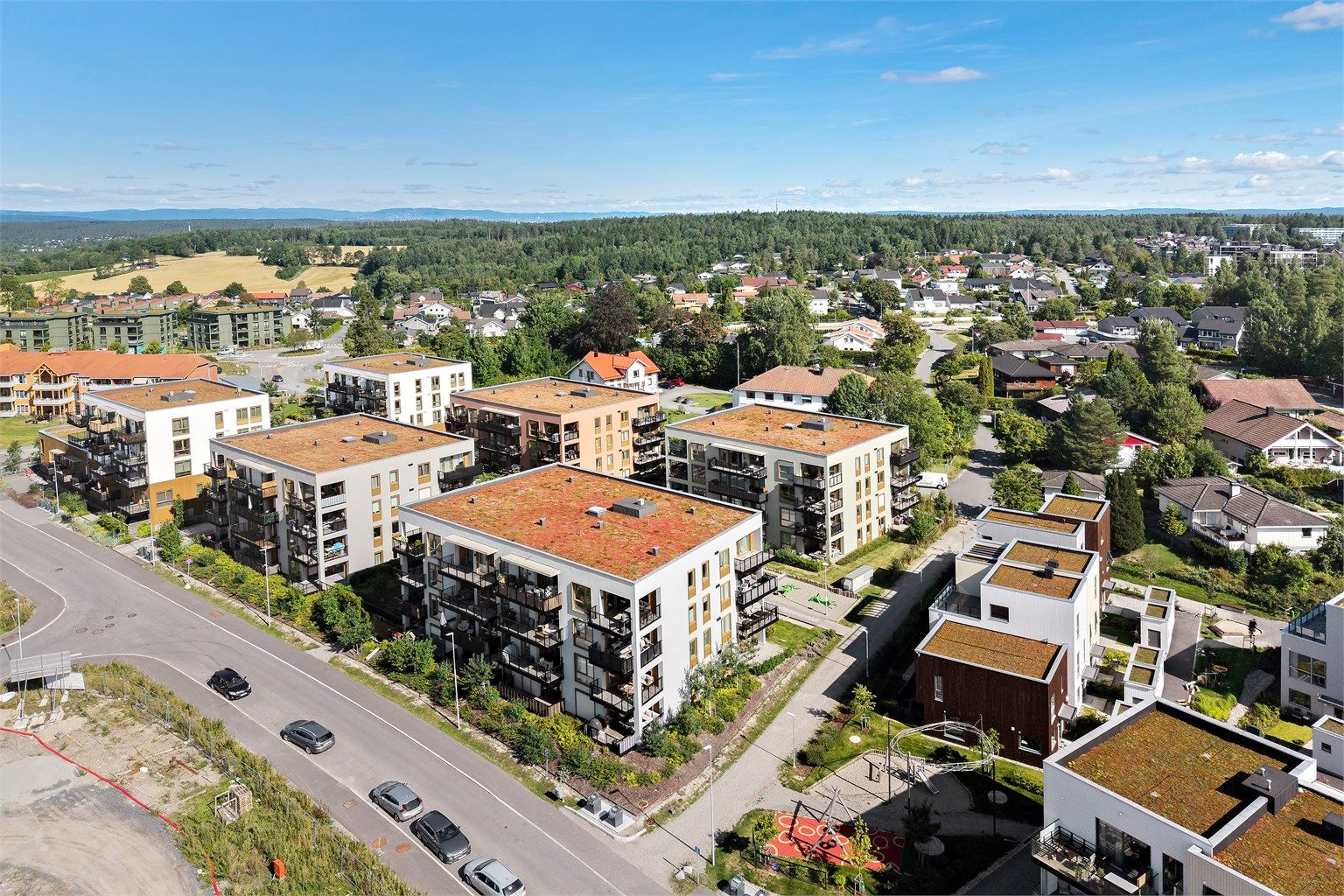 Fra Tamburløkka er det enkel adkomst til både E6 og E18.
