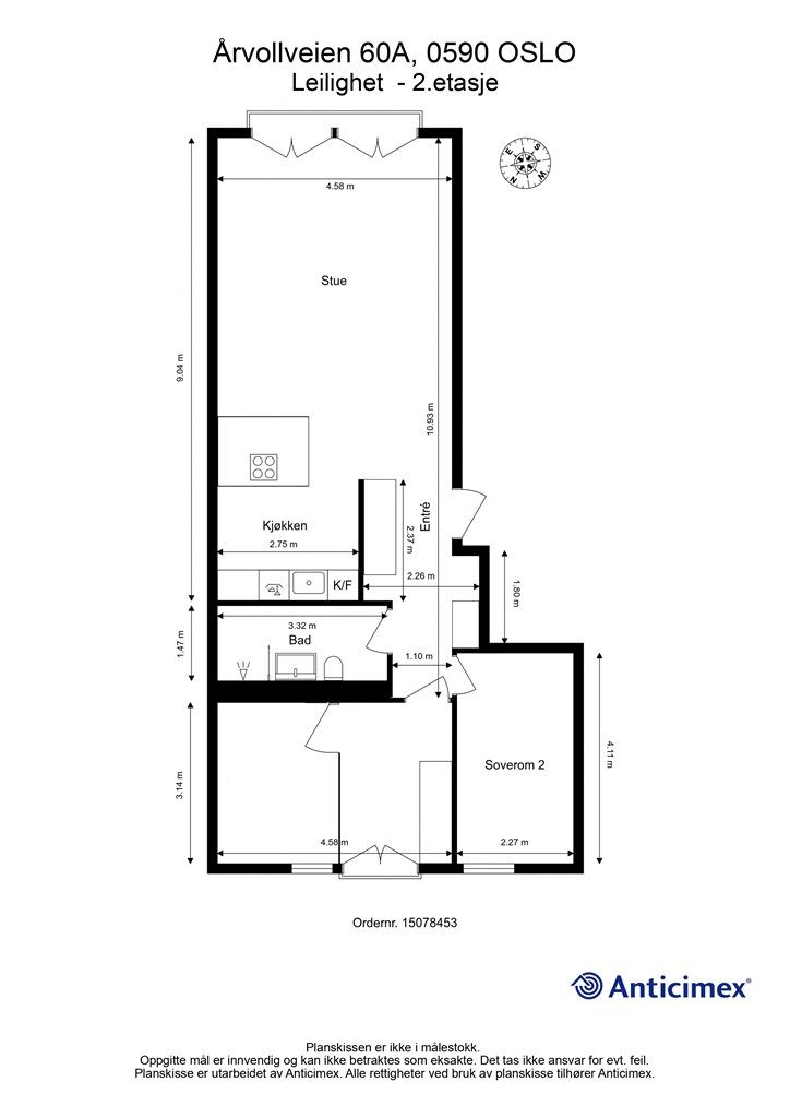 Alternativ plantegning