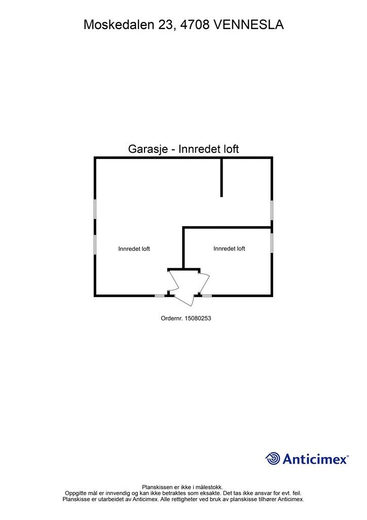 Garasje - Innredet loft 