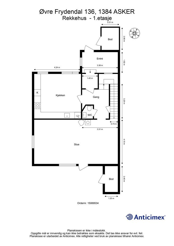 Plantegning - 1.etasje