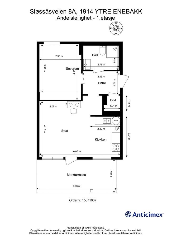 Plantegning 1. etasje 
