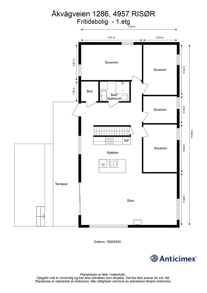 Plantegning 1 etasje