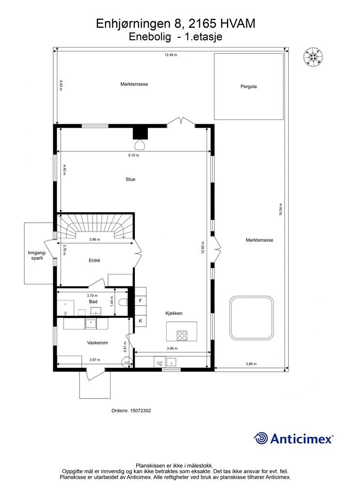 Plantegning- 1.etasje