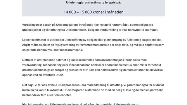 Leieprisestimat