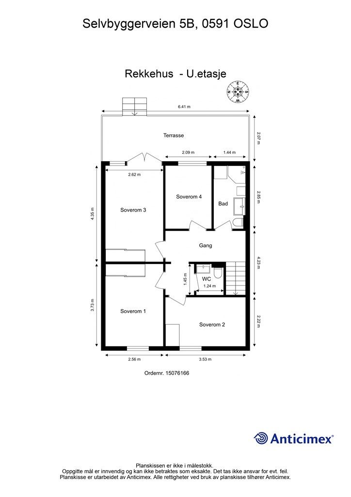 Plantegning - underetasje