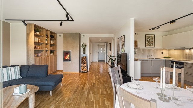 Leiligheten har en fin planløsning.