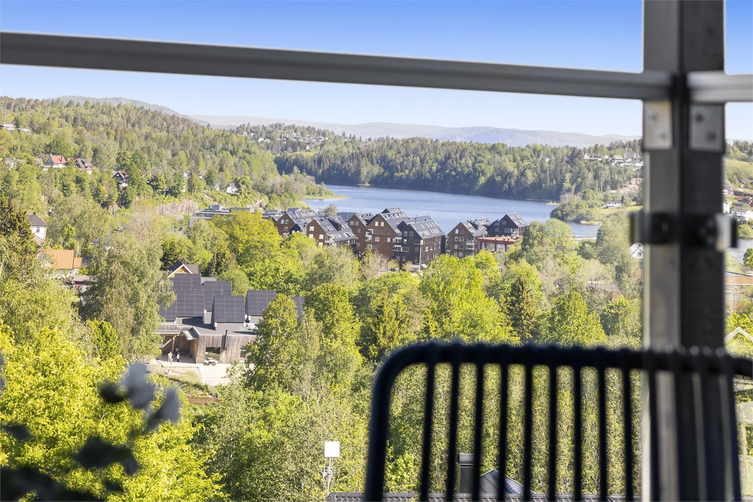 Utsikt fra altanen!
