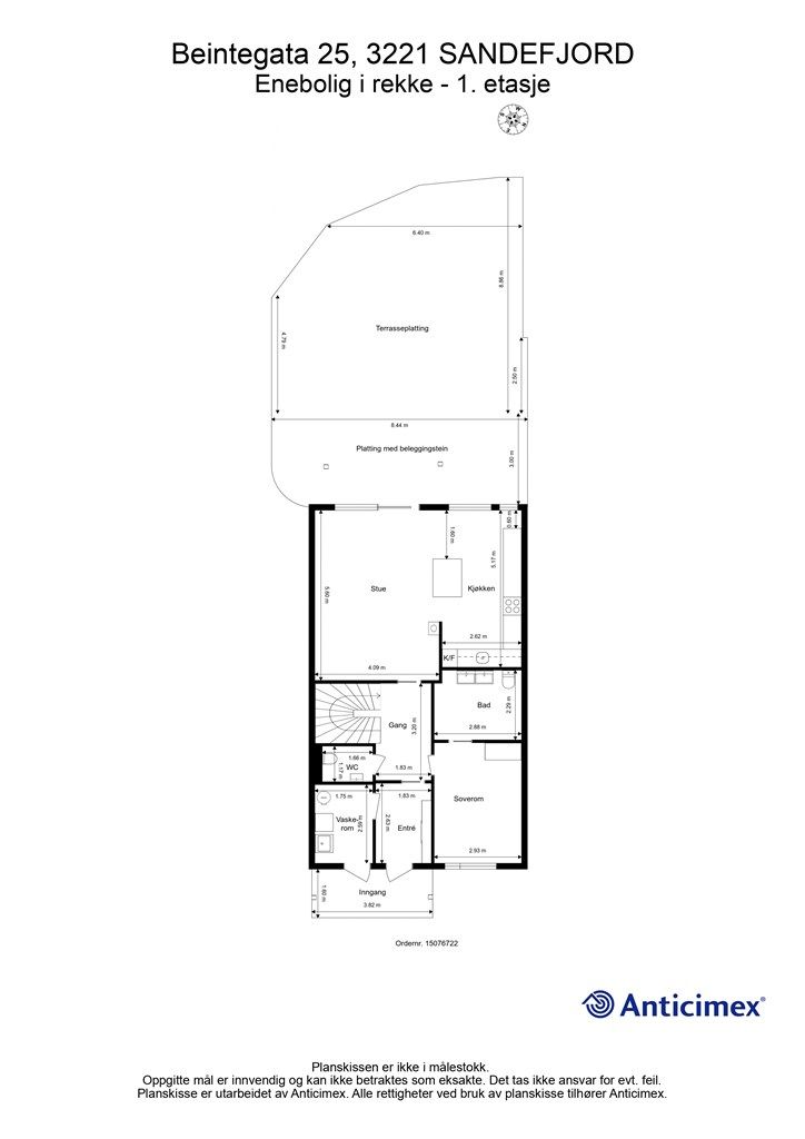 Plantegning 1. etasje